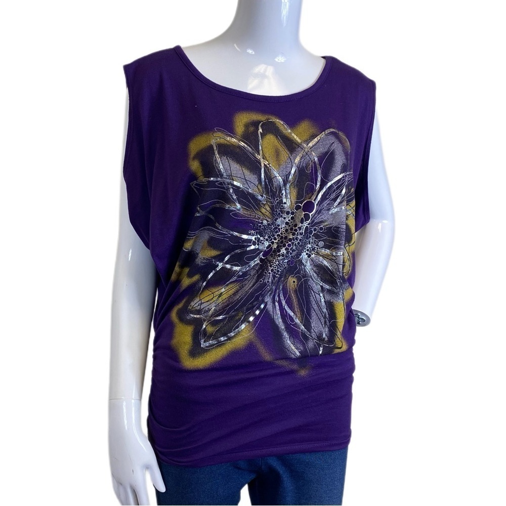 Miss Popular purple shirt